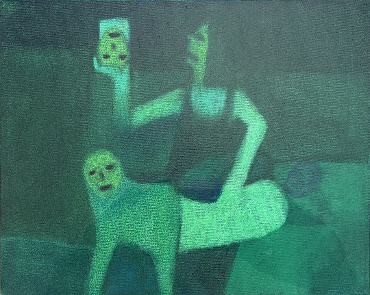A Social Admirer (basement painting)